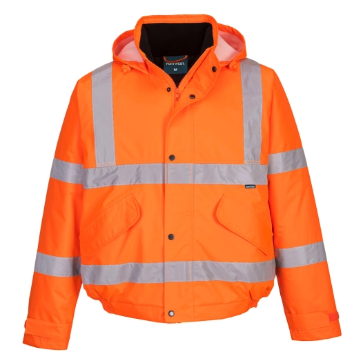 es1 essential hv winter bomber - taille xs - orange - portwest