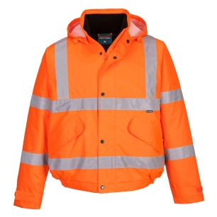 es1 essential hv winter bomber - taille xs - orange - portwest