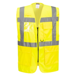 es1 essential hv executiv vest - taille xxl - jaune - portwest