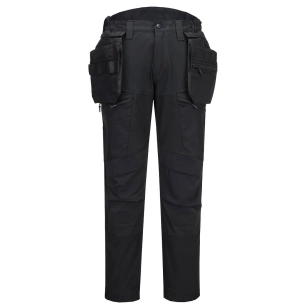pantalon softshell dx4 holsters amovibles - taille 48 - tout noir - portwest
