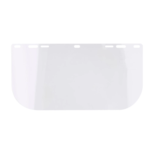pc clear flat visor - incolore - portwest