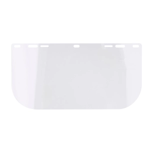 pc clear flat visor - incolore - portwest