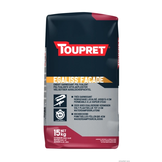 egaliss façade poudre sac 15 kg egaliss façade poudre sac 15 kg - toupret
