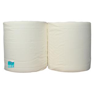 bobine d'essuyage blanche x2 bobine d'essuyage blanche x2 - cristal distribution