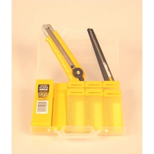 lot 2 cutters olfa + 120 lames livrés dans une valisette lot 2 cutters olfa + 120 lames livrés dans une valisette - l'outil parf