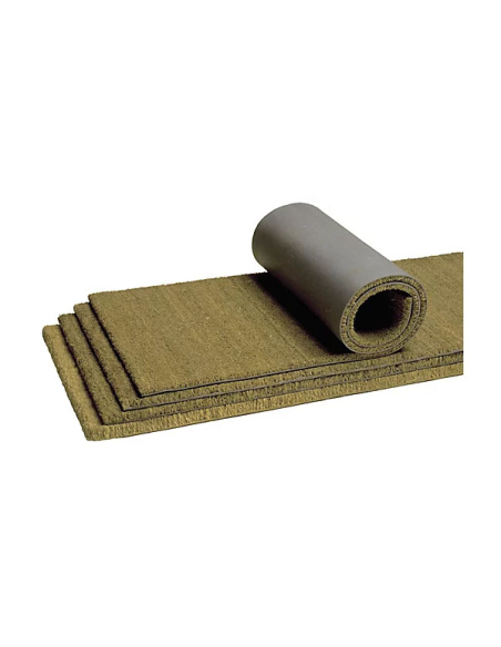 Tapis Brosse Coco Écru 17mm Fibres de coco naturelles, excellente capacité de brossage - BTB