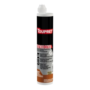 répar'wood extrem enduit époxy bi-composant 250 ml répar'wood extrem enduit époxy bi-composant 250 ml - toupret