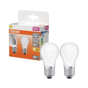 ampoules led opaques classic e27 3.4w 470 lm blanc chaud lot de 2 ampoules led opaques classic e27 3.4w 470 lm blanc chaud lot d