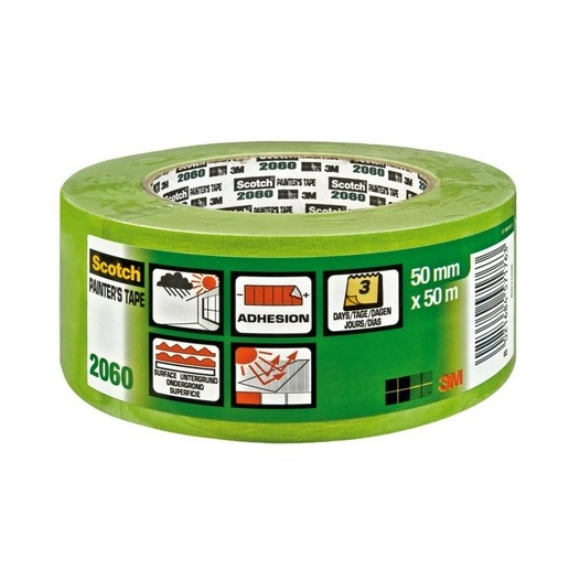 2060 masquage spécial surfaces difficiles vert 48mmx50m 2060 masquage spécial surfaces difficiles vert 48mmx50m - 3m