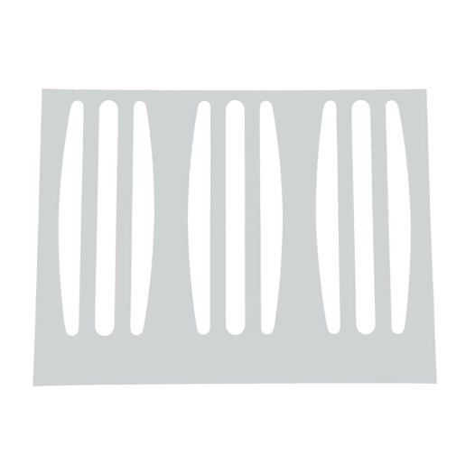 plaque adhésive de remplacement pour réf. 06685, 3 unités