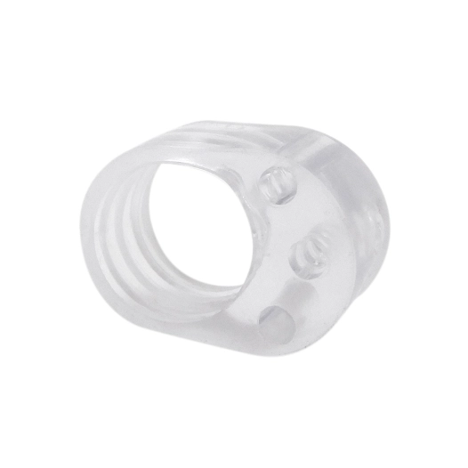 butée porte poignée amortisseur tp16, transparent, 30 x 22 x 13 mm