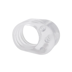 butée porte poignée amortisseur tp16, transparent, 30 x 22 x 13 mm