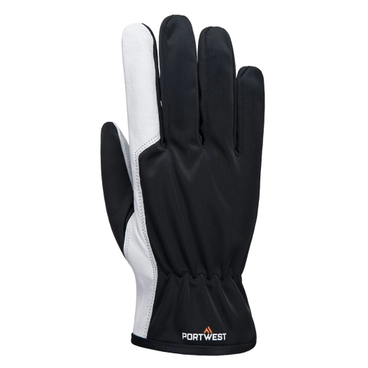 mechanic 120 leatherpalm glove - taille m - gris - portwest