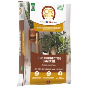 Terreau rempotage universel UAB 6 litres - OR BRUN
