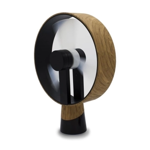 ventilateur de table & bureau airain bois - air and me - ld