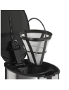 1,5 l 12 tasses - 1000 w - prog 24 h - maintien 40 min - ecran rã©troã©clairã© - filtre nylon - inox brossã© - lagrange