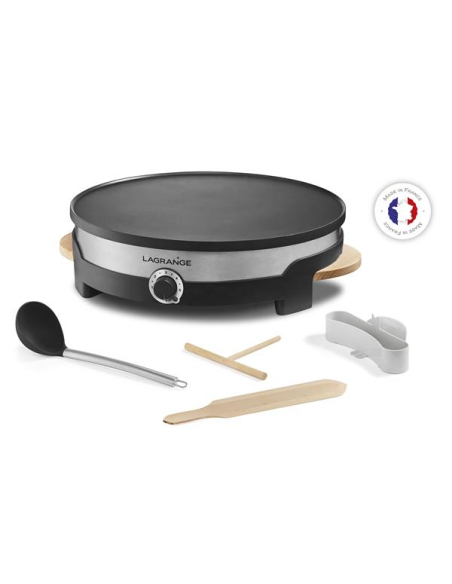 Crêpière Lagrange Tradi' Plaque réversible 35 cm + 4 mini crêpes - lagrange
