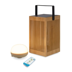 lanterne solaire à main okinawa, avec ampoule rechargeable, 14 x 14 x 24 cm