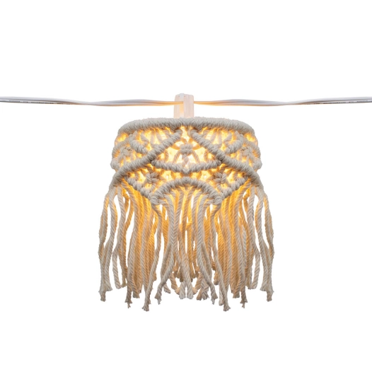 guirlande solaire mykonos 2700 k, 280 lm, lumière chaude, ip44, 5 m