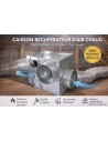 Caisson de distribution d'air chaud 800m3/h