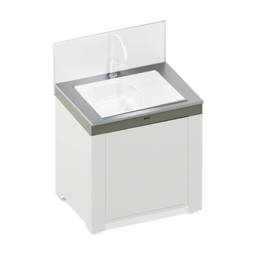 plateau evier rectangulaire sauge - eno pem