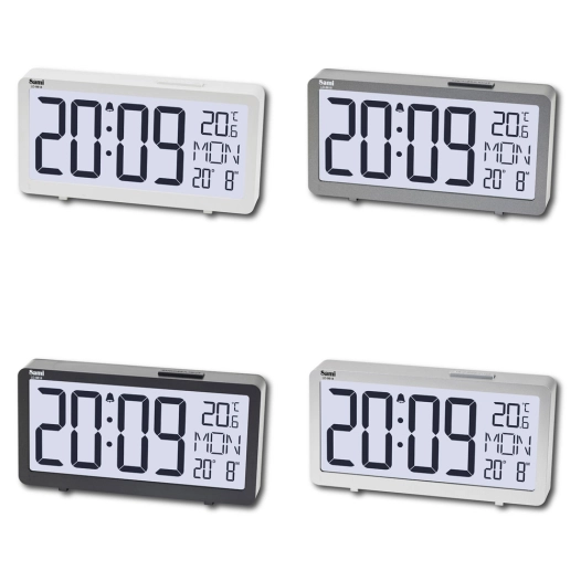 sveglia digitale, colori assortiti