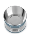 balance cuisine 5 kg - bol 1,8 l - led - tare - multi-unitã©s - batt. rech. usb-c - bleu - smeg pem