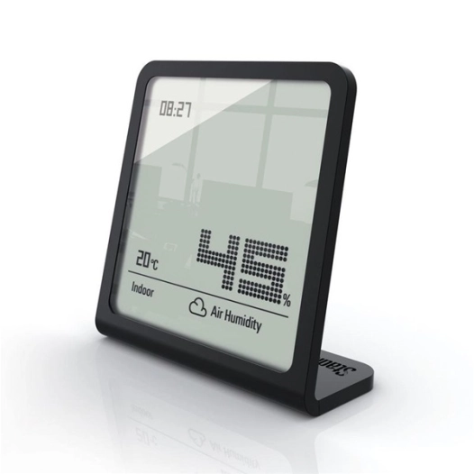 thermomã¨tre & hygromã¨tre selina noir - air and me - ld