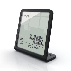 thermomã¨tre & hygromã¨tre selina noir - air and me - ld