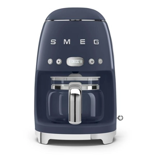 machine ã  cafã© filtre prog. - 1,4 l - 10 tasses - maint. chaud - intensitã© rã©gl. - anti-gouttes - navy blue - smeg pem
