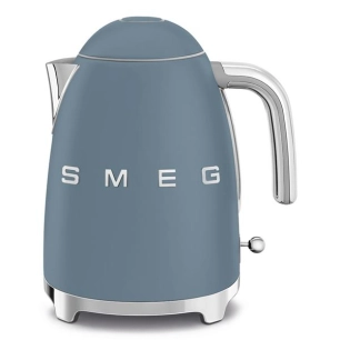 bouilloire - 1,7 l - 2400 w - base 360â° - niv. eau - filtre inox - arrãªt auto 100 â°c - bleu orage - smeg pem