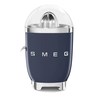 presse-agrumes - 70 w - dã©marrage auto - cã´ne universel - bec anti-goutte - filtre inox - navy blue - smeg pem