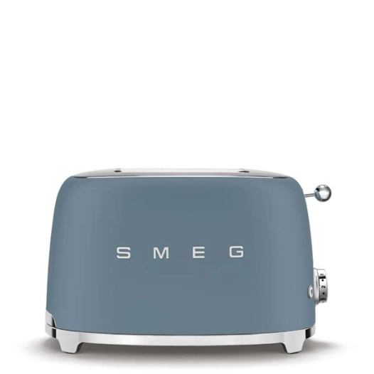 toaster 2 fentes/2 tranches - 950 w - 6 niv. - bagel/dã©cong./rã©ch. - ã‰jection auto - bleu orage - smeg pem
