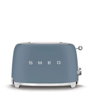 toaster 2 fentes/2 tranches - 950 w - 6 niv. - bagel/dã©cong./rã©ch. - ã‰jection auto - bleu orage - smeg pem
