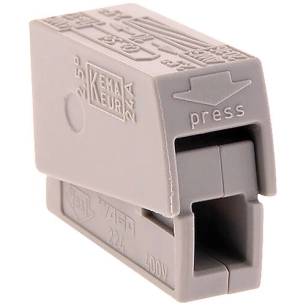 borne wago luminaire sã©rie 224 sachet de 5 - hbf