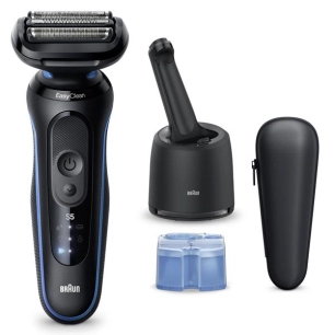 rasoir 3 lames flex - sensoadapt - 2 modes - 50 min - charge 5 min - 100 % ã©tanche - station 4en1 - cartouche x1 - noir/ - proc