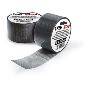 ruban adhésif pour la réparation de moustiquaires en fibre de verre, adaptable, gris, 5 x 200 cm