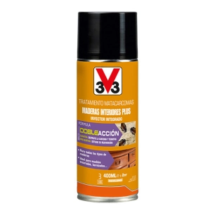 traitement anti-vrilettes bois intérieurs plus, 400 ml