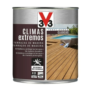 protecteur de terrasses en bois climats extrêmes, incolore, 750 ml