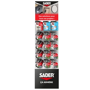 box rouleaux adhésifs sader x104 unités box rouleaux adhésifs sader x104 unités - bostik