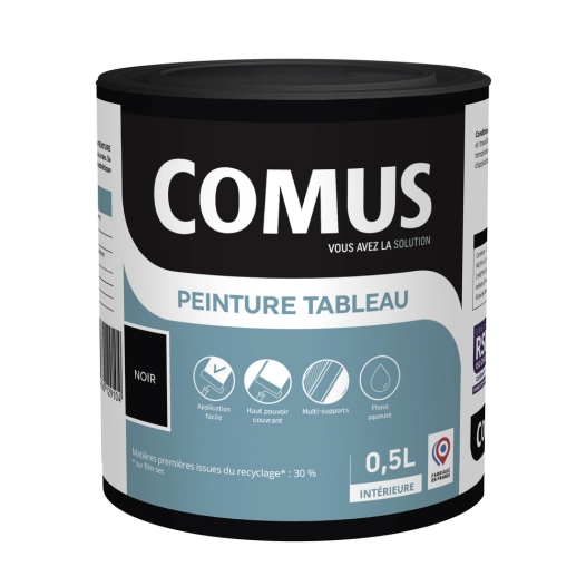 peinture à tableau noire 0.5l peinture à tableau noire 0.5l - comus