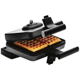 gaufrier rotatif 1200w - th. rã©gl. - plaques fonte alu aa amov. lv - cool touch - noir - arb - frifri