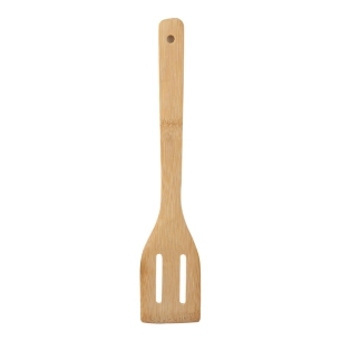 spatule ajourée en bambou, experto, 30 x 6 cm