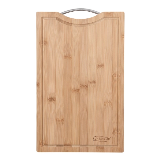 planche à découper en bambou, experto, 40 x 25 x 1,9 cm