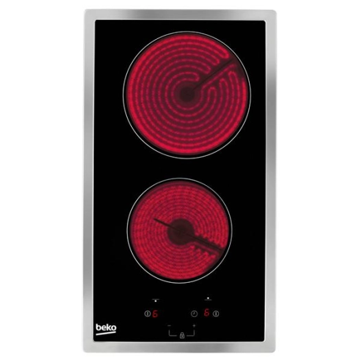 beko domino vitrocéramique hdmc32400tx - beko