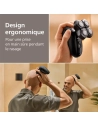 rasoir crã¢ne - tãªtes flex 360â° - lames comfortcut - capteur poweradapt - 60 min - charge 1 h - charge rapide 5 min - wet - ph