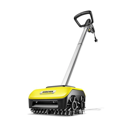 10 bar max - 300 mm - 600-800 tr/min - 180 l/h max - 0,3 kw - 4 brosses bois - jaune - karcher