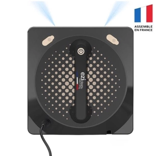 robot nettoyant vitre 72w - 65 db - 1,35 kg - 24,5x24,6x8,9 cm - cã¢ble 4 m - bt - secours+boucle secu - noir - eziclean
