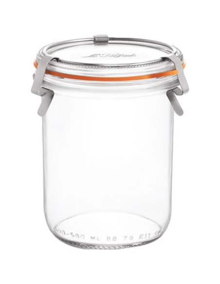 Bocal Le Parfait Bistrot 580ml Conservation hermétique élégante - LE PARFAIT