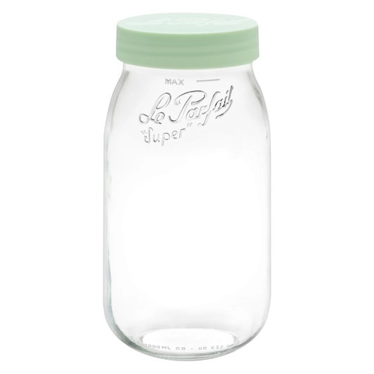 bocal stockage le parfait color vis 2 l vert clair - berlin packaging france
